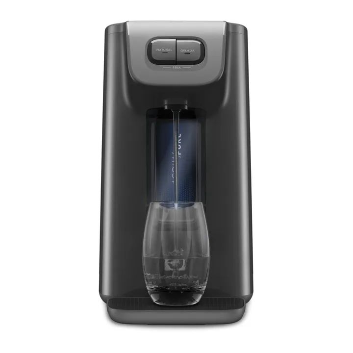 Purificador de Água Electrolux Gelada Fria e Natural com Compressor PC01X Grafite 220V, imagem 1 de 10