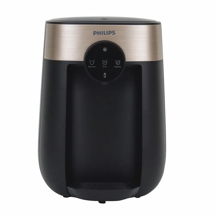 Purificador de Água Philips Gelada Fria e Natural ADD5926BK Preto e Dourado Bivolt, imagem 1 de 11