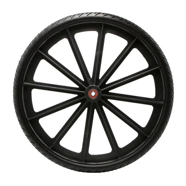Pneu Em P.u Para Carrinho De Picolé Não Fura Não Enferruja Excelente Duração Rolamento:10mm (3/8), imagem 1 de 5