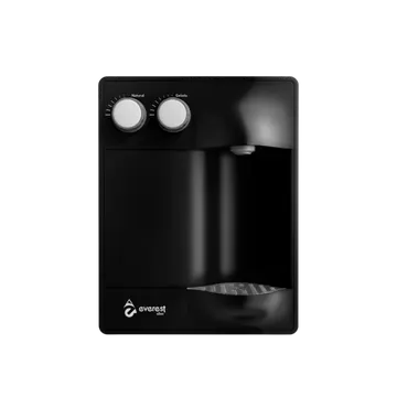 Purificador De Água Gelada Compressor Everest Slim Preto 220 Preto