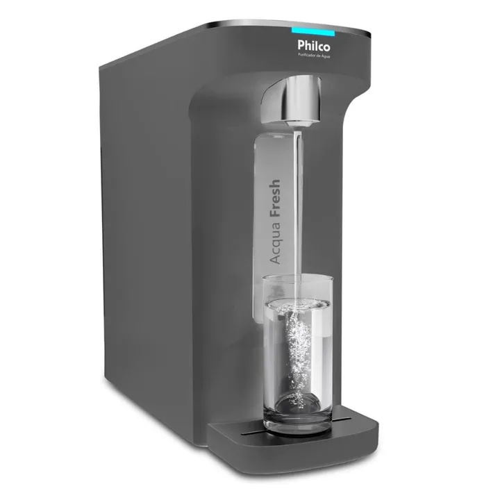 Purificador De Água Natural E Gelada Philco Ppu12c Cinza Bivolt, imagem 1 de 5