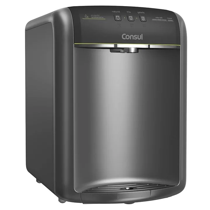 Purificador de Água Consul Bem Estar Refrigerado Cinza CPB36AF - 110V, imagem 1 de 4