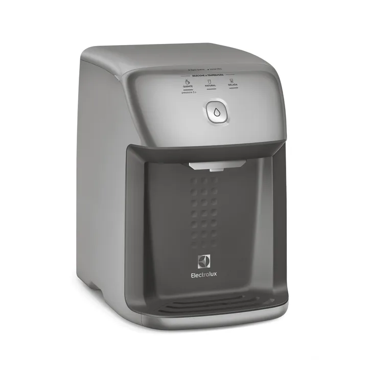 Purificador de Água Quente, Natural e Gelada com Compressor Prata PH41X Electrolux 127V, imagem 1 de 4